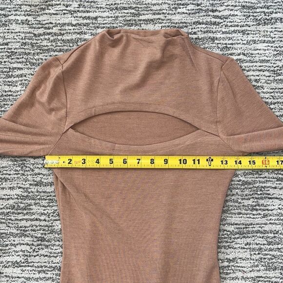 NWT ASTR The Label See Me Bodysuit Nude Small - Picture 8 of 14